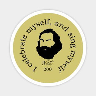 Walt Whitman Quote Magnet